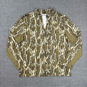 Nomad Pursuit Mossy Oak Bottomland 1/4 Zip Performance Pullover Size Large